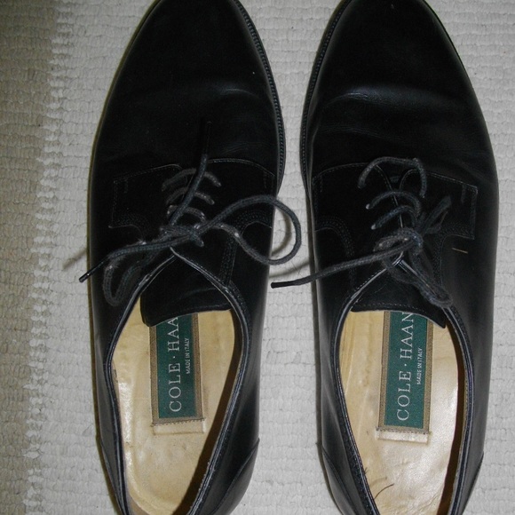 Black Cole Haan Mens Oxford Shoes 8-1/2 D -- Final Price - Picture 5 of 7